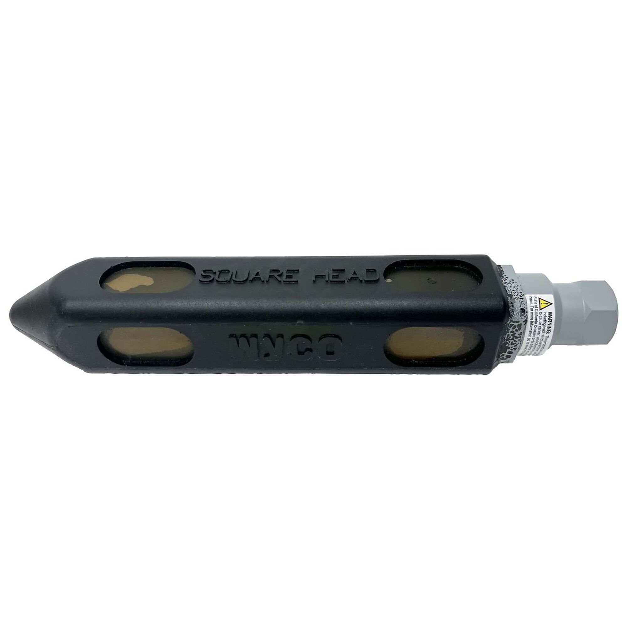 Wyco Poly Square Concrete Vibrator Head - 2.375in., Model# W878-566
